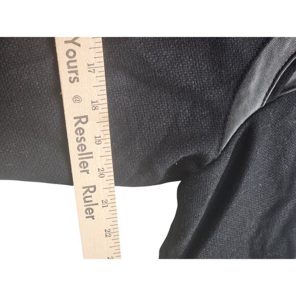 Saint Laurent Teddy Jacket Mens 52 Large Bomber Ribbed Collar Italy Paris Snap - Picture 14 of 16